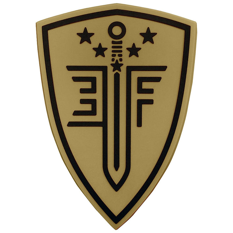 ELITE FORCE Shield Hook & Loop PVC Airsoft Tactical Morale Patch