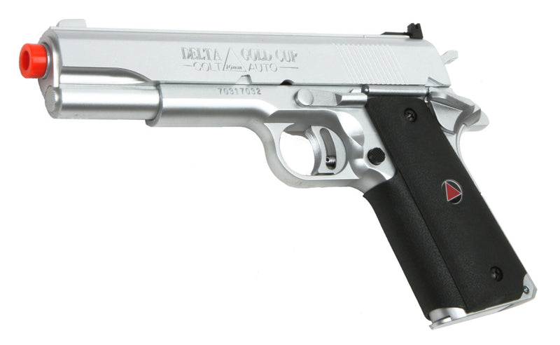 KWC COLT Delta Elite Pistol Spring Power Plastic Airsoft Gun Silver