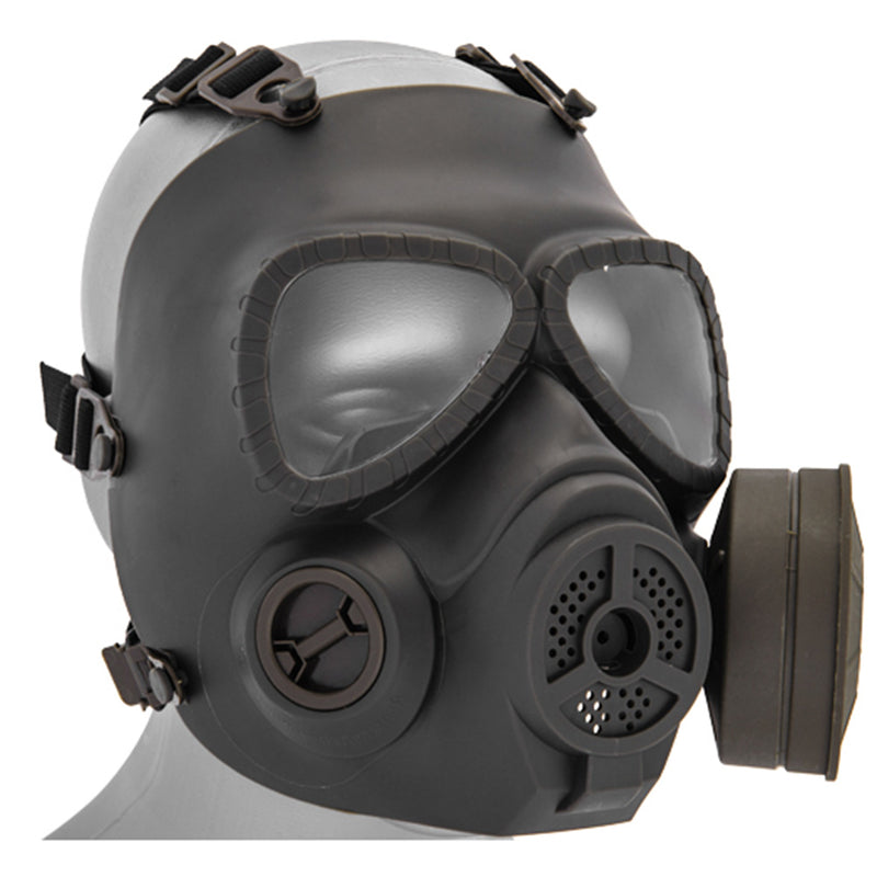 Lancer Tactical Anti-Fog Military Style Airsoft Gas Mask w/ Fan