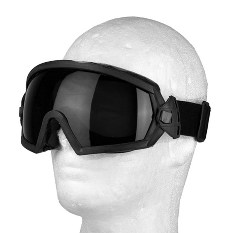 Lancer Tactical Regulate Style Full Seal Airsoft Goggles w/ 2 Lenses