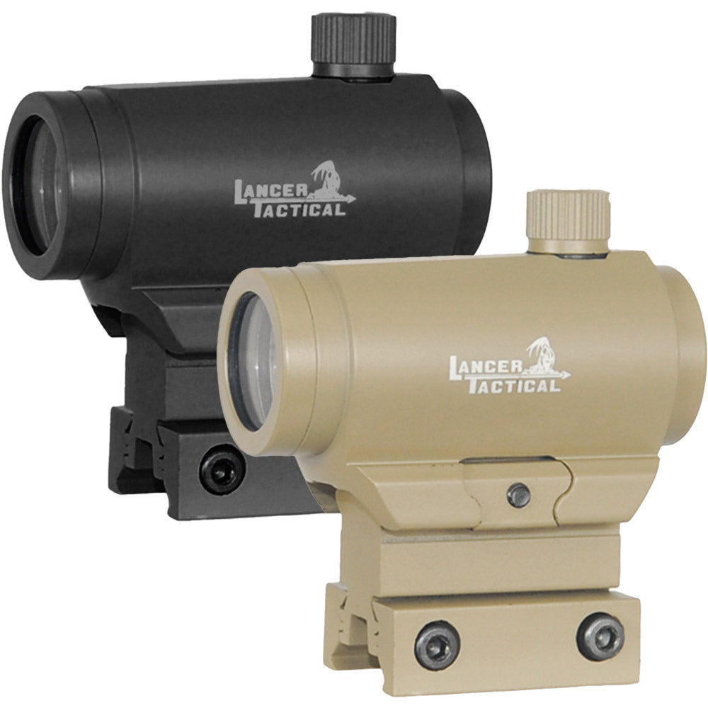 Lancer Tactical 4-Reticle Red/Green Dot Reflex Sight