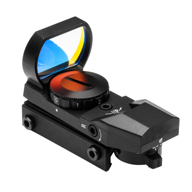 NcSTAR Red Dot 4-Reticle Reflex Sight w/ Weaver Mount