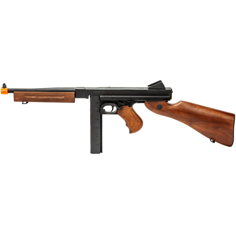 A&K Full Metal M1A1 Tommy Gun Spring Powered Airsoft SMG Rifle