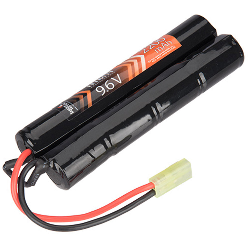 Blomiky Paquete de 2 baterías AA recargables de 9,6 V 2000 mAh NiMH con