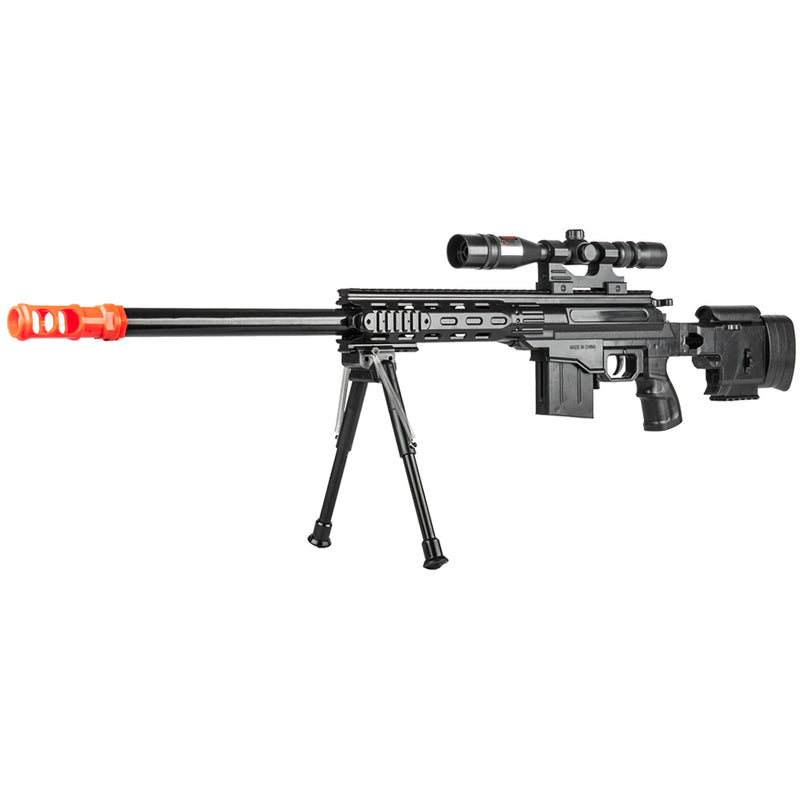 UKARMS P2589 Spring Powered Airsoft Sniper Rifle w/ Scope & Bipod