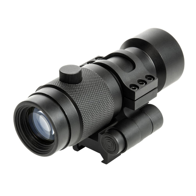 NcSTAR 3x Magnifier Scope for Red Dot Sights w/ Flip-to-Side Mount