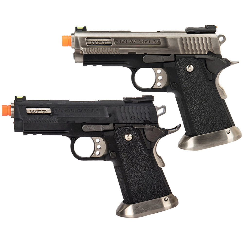 WE TECH Full Metal Hi-Capa 3.8 Brontosaurus GBB Airsoft Pistol