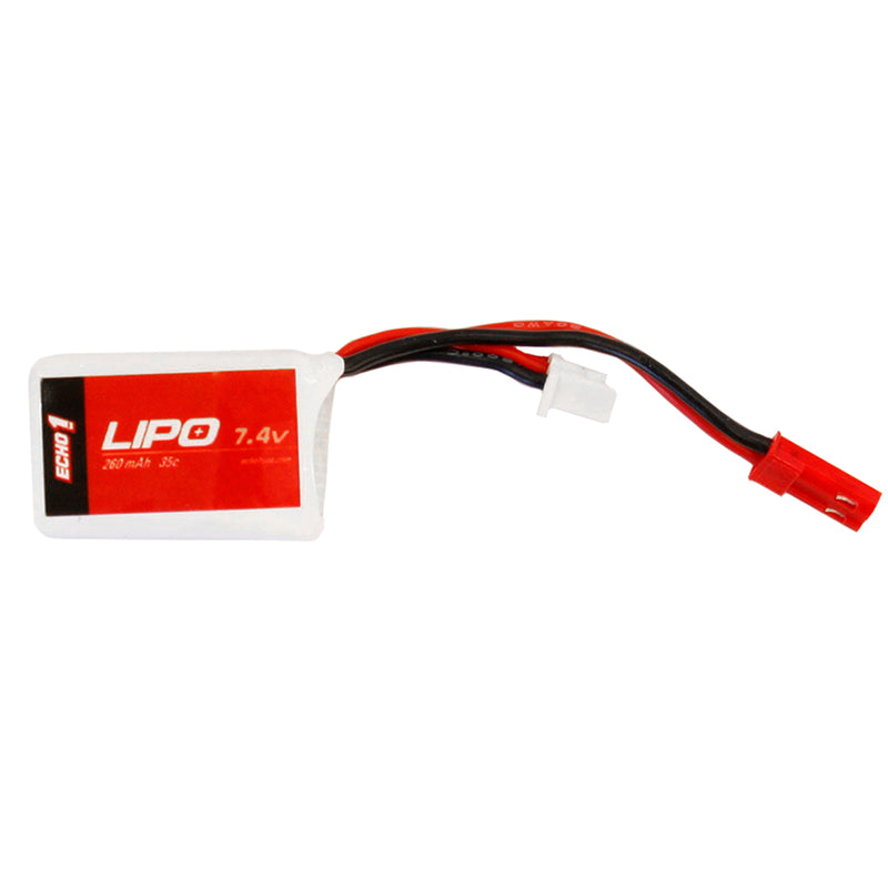 Echo1 7.4v 260mAH 35C Lipo Battery for Airsoft HPA Systems