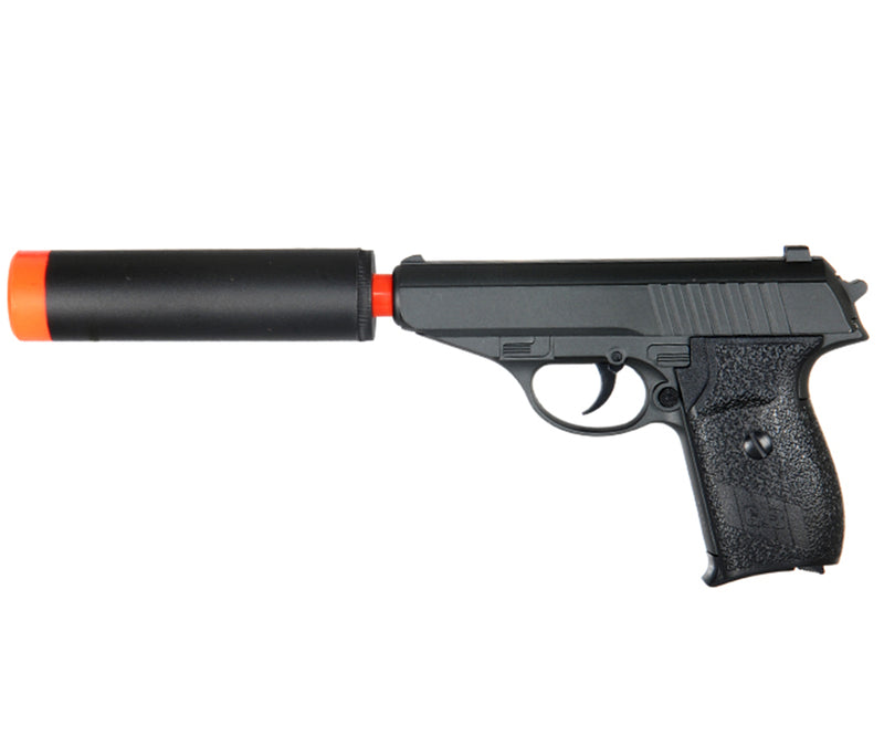 UKARMS Full Metal G3A Airsoft Spring Pistol with Silencer