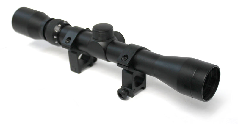 AGM 3-4X42 Adjustable Magnification Sniper Rifle Scope w/ Scope Rings
