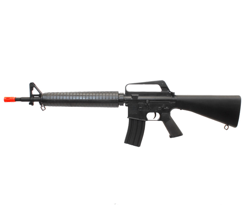 WELL M16A1 Spring Powered Airsoft Gun Assault Rifle