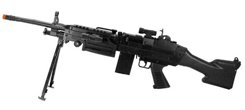 UKARMS Spring Airsoft Gun M249 MK2 SAW Light Machine Gun Pistol Combo