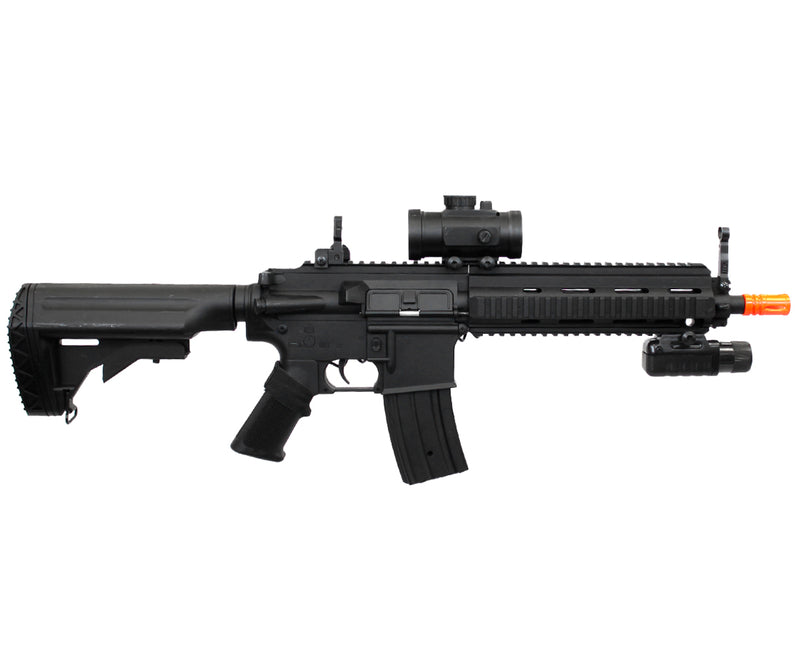 Double Eagle MK416 RIS Airsoft Gun Assault Rifle Plastic Gearbox AEG