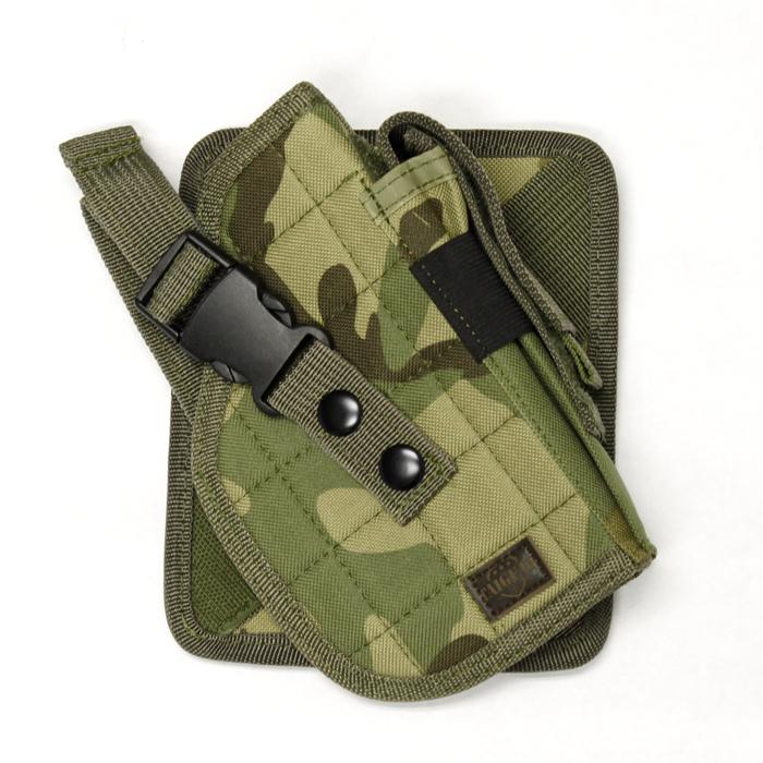 Airsoft MOLLE Cross Draw Tactical Pistol Holster Right Hand