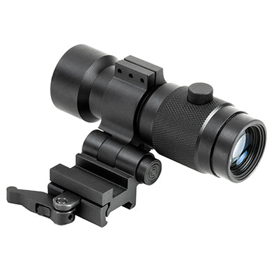 NcSTAR 3x Magnifier Scope for Red Dot Sights w/ Flip-to-Side Mount