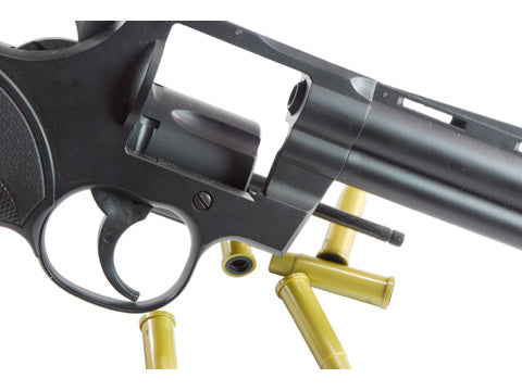 TSD 4 inch 357 Magnum Revolver Plastic Spring Airsoft Gun Black