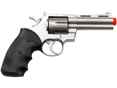 TSD 4 inch 357 Magnum Revolver Plastic Spring Airsoft Gun Silver