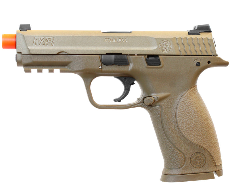 Smith & Wesson M&P 9 Full Size Gas Blowback Airsoft Pistol by VFC - Tan