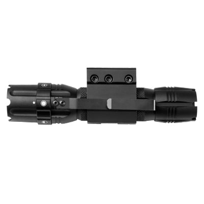 VISM Pro Series 250 Lumen LED Tactical Flashlight w/ Rail Mount