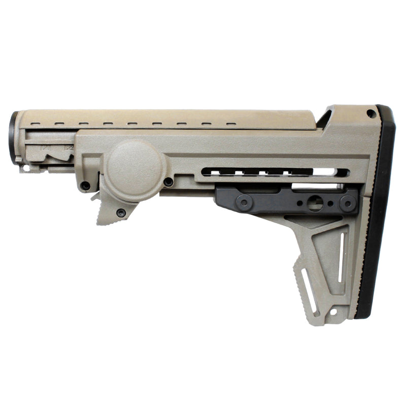 ERGO F93 Pro 6-Position Retractable AEG Airsoft M4 / M16 Stock by PTS
