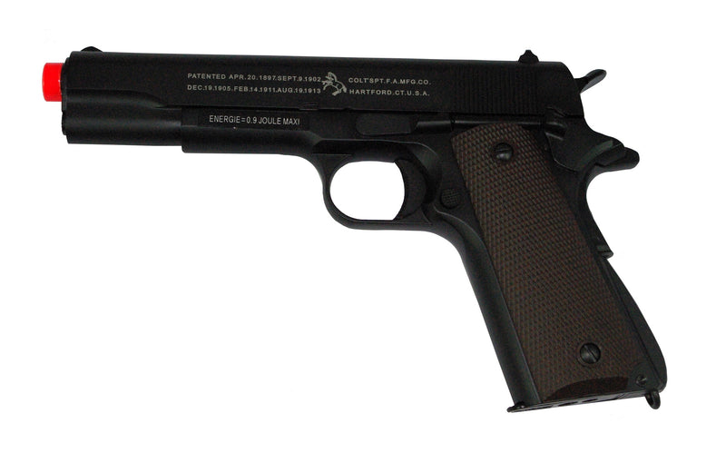 COLT M1911 A1 Full Metal Gas Blow Back Airsoft Pistol by KJ Works