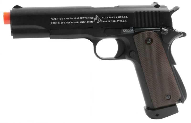 KJW COLT Mil Spec M1911A1 Full Metal Pistol CO2 Blow Back Airsoft Gun