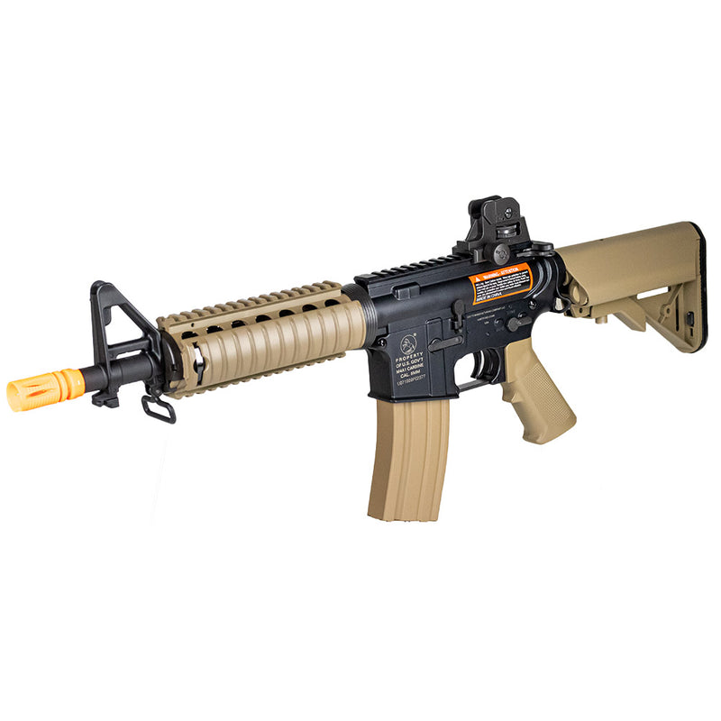 Colt Licensed M4 CQB-R SOPMOD Airsoft AEG w/ LiPo Ready Metal Gearbox  (Color: Tan / Gun Only), Airsoft Guns, Airsoft Electric Rifles -   Airsoft Superstore