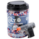 COLT 25 Airsoft Spring Pistol w/ 10,000rd Jar of .12g 6mm Airsoft BBs