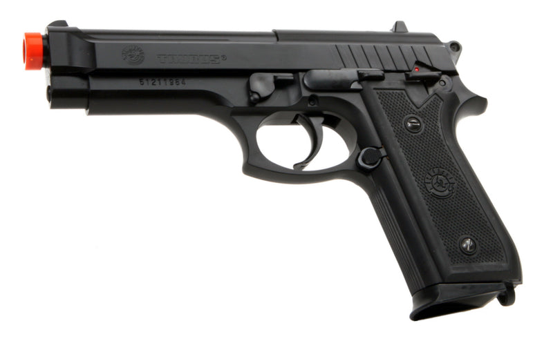 KWC Taurus PT92 Pistol Black Spring Airsoft Gun with Sticky Target