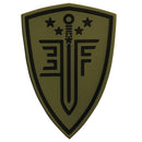 ELITE FORCE Shield Hook & Loop PVC Airsoft Tactical Morale Patch