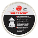 RUGER 200rd Impact .22 Cal Super Points Pointed Pellets