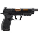 UMAREX UX SA10 Co2 Blowback .177 BB / Pellet Air Pistol - Black w/ Gold Barrel