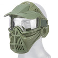 UKARMS Airsoft Full Face Mask with Goggles Lens Protection