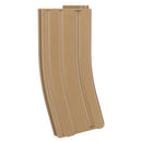 Valken V-TAC M4 / M16 140rd Polymer Airsoft Gun AEG Mid-Cap Magazine - Tan / 5 Pack
