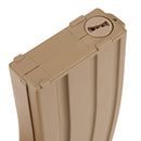 Valken V-TAC M4 / M16 140rd Polymer Airsoft Gun AEG Mid-Cap Magazine - Tan / 5 Pack