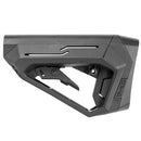 Valken Tactical V-TAC ATS Polymer M4 Airsoft Gun Stock by MERENS - Black