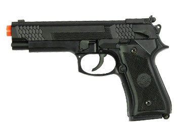 UKARMS M9 Pistol Spring Power Plastic Airsoft Gun Black
