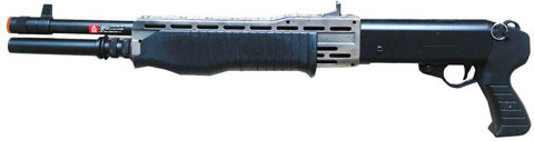99098 SPAS12 Pistol Grip Shotgun Pump Action Spring Power Airsoft Gun