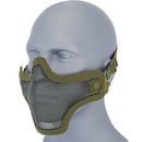 Lancer Tactical Airsoft Lower Face Steel Mesh Half Mask