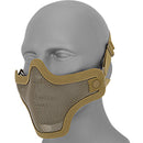 Lancer Tactical Airsoft Lower Face Steel Mesh Half Mask