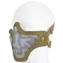 Lancer Tactical Airsoft Lower Face Steel Mesh Half Mask