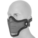 Lancer Tactical Airsoft Lower Face Steel Mesh Half Mask