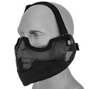 Lancer Tactical Airsoft Lower Face Mesh Mask w/ Ear Protection