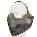 Lancer Tactical Airsoft Lower Face Mesh Mask w/ Ear Protection