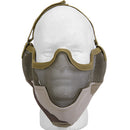 Lancer Tactical Airsoft Lower Face Mesh Mask w/ Ear Protection