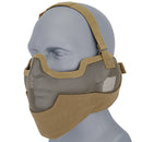 Lancer Tactical Airsoft Lower Face Mesh Mask w/ Ear Protection