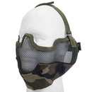 Lancer Tactical Airsoft Lower Face Mesh Mask w/ Ear Protection