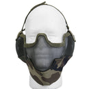 Lancer Tactical Airsoft Lower Face Mesh Mask w/ Ear Protection