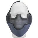 Lancer Tactical Airsoft Lower Face Mesh Mask w/ Ear Protection