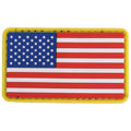 Lancer Tactical US Flag Hook & Loop Airsoft PVC Morale Patch